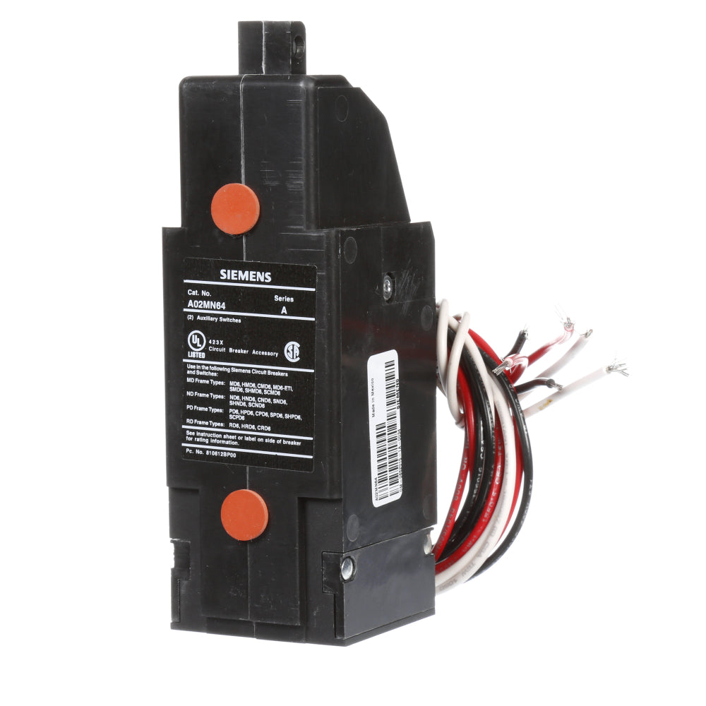 A02MN64 Siemens Circuit Breaker Auxiliary  rated for 480VAC/250VDC - Essential Electric Supply