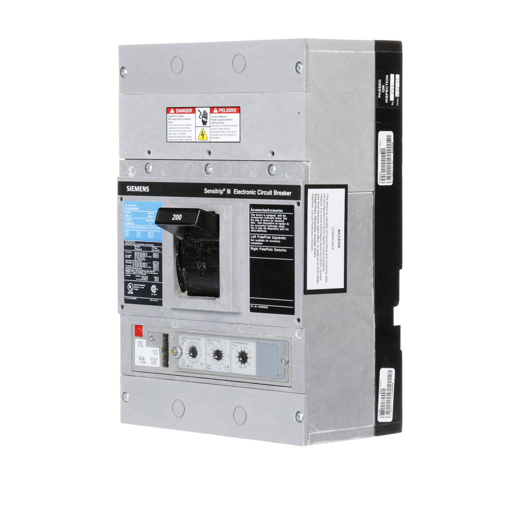 SJD69200NT - SIemens Bolt-On 200 Amp 3 Pole Circuit Breaker - Essential Electric Supply