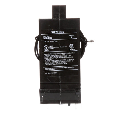 S01JLD6  Siemens  Circuit Breaker Shunt Trips  110/120VAC - Essential Electric Supply