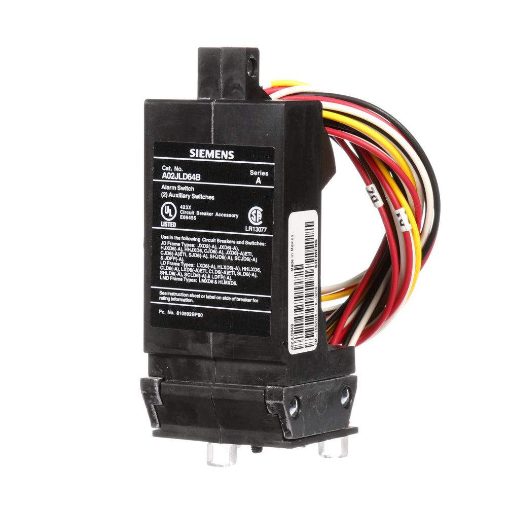 A02JLD64B Siemens Circuit Breaker Bell Alarm - Essential Electric Supply