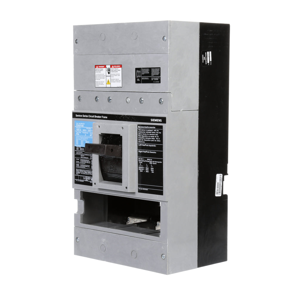 PD63F160 - SIemens Feed-Thru 1600 Amp 3 Pole Circuit Breaker - Essential Electric Supply