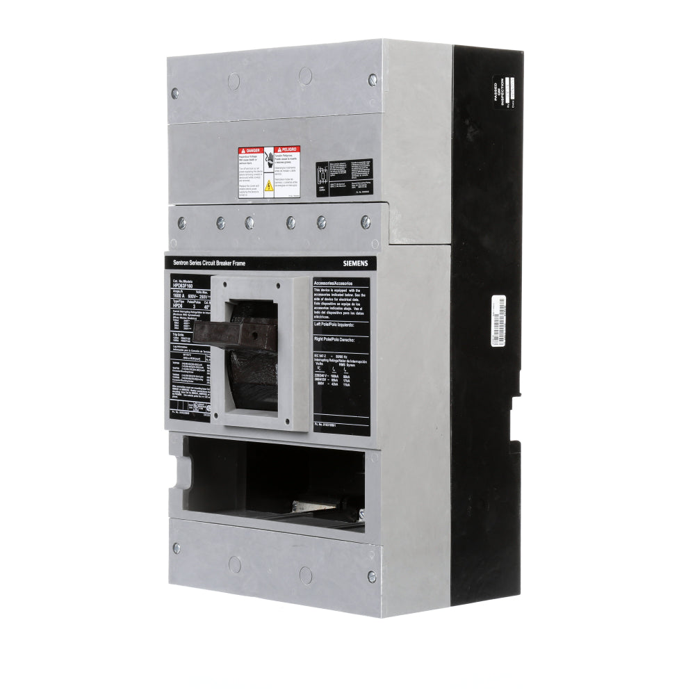 HPD63F160 - SIemens Feed-Thru 1600 Amp 3 Pole Circuit Breaker - Essential Electric Supply