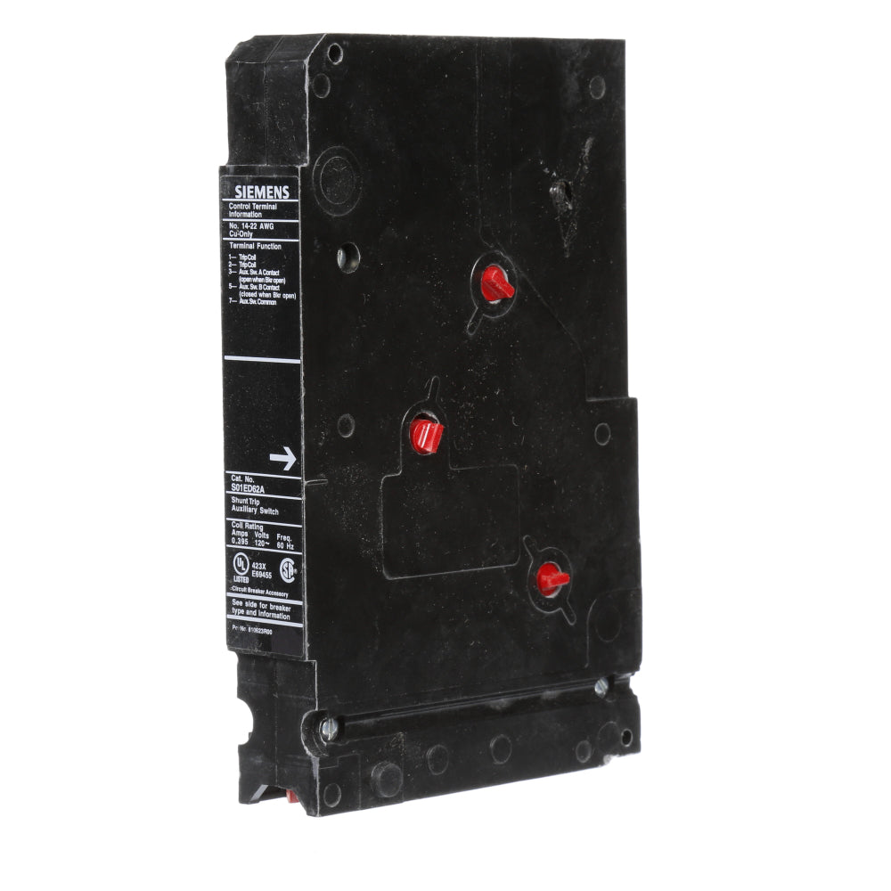 S01ED62A  Siemens  Circuit Breaker Shunt Trips  110/120VAC - Essential Electric Supply