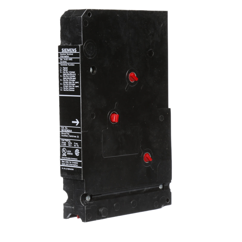 S01ED62AA  Siemens  Circuit Breaker Shunt Trips  110/120VAC - Essential Electric Supply