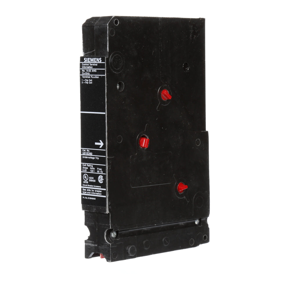 U01ED60 Siemens Under Voltage Release Sentron Series - Essential Electric Supply