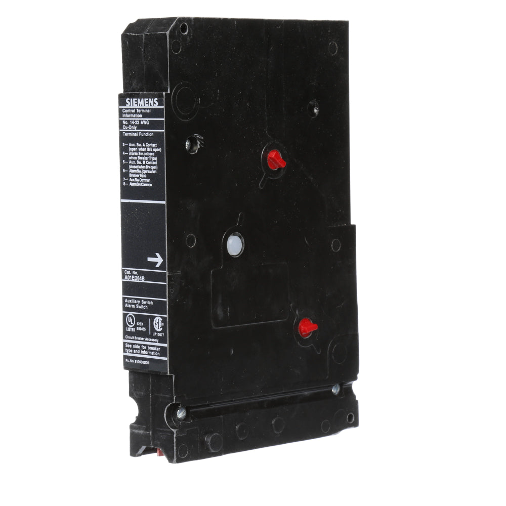 A01ED64B Siemens Circuit Breaker Auxiliary  rated for 480V - Essential Electric Supply