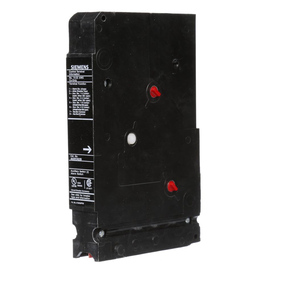 A02ED62B Siemens Circuit Breaker Auxiliary  rated for 240VAC/250VDC - Essential Electric Supply