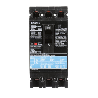 ED63B050L - SIemens Feed-Thru 50 Amp 3 Pole Circuit Breaker - Essential Electric Supply