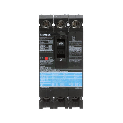 ED63B060L - SIemens Feed-Thru 60 Amp 3 Pole Circuit Breaker - Essential Electric Supply