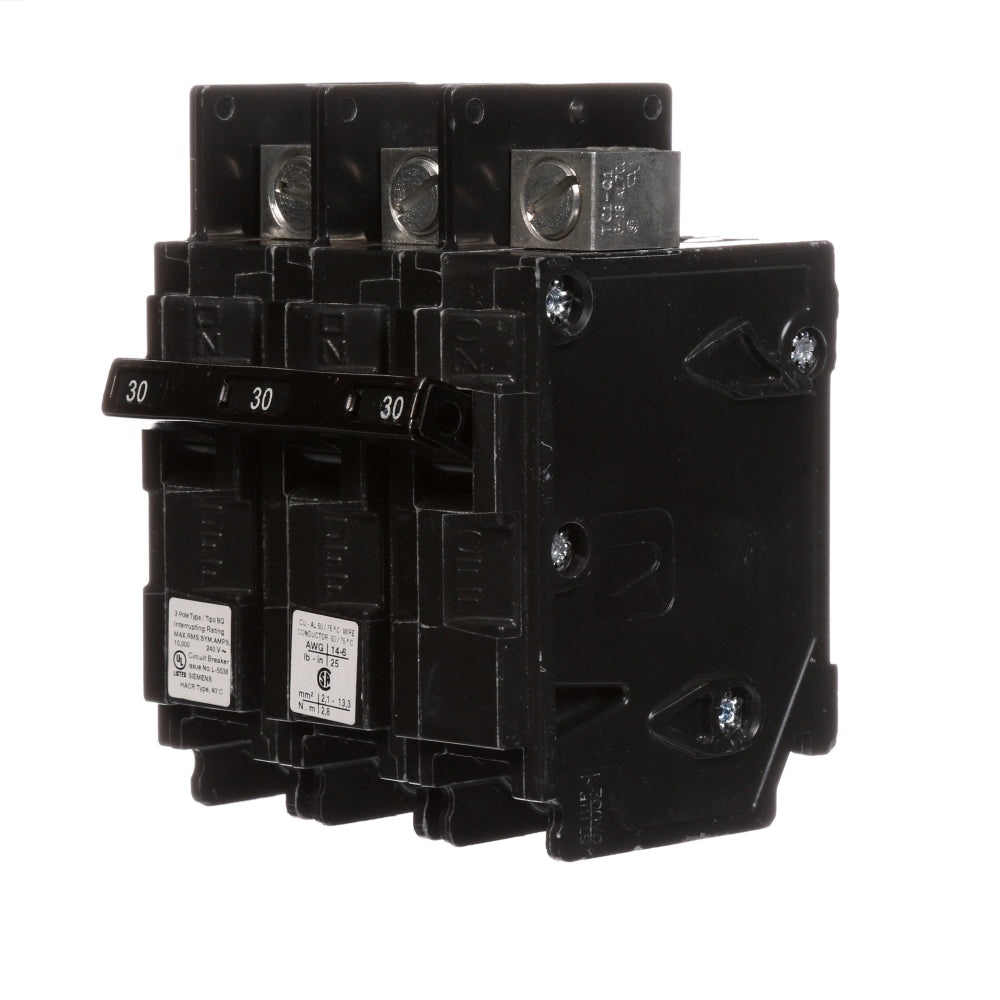 BQ3B030L Siemens Molded Case Circuit Breaker BQ Series 30A 240V - Essential Electric Supply