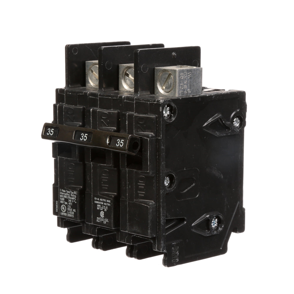 BQ3B035L Siemens Molded Case Circuit Breaker BQ Series 35A 240V - Essential Electric Supply