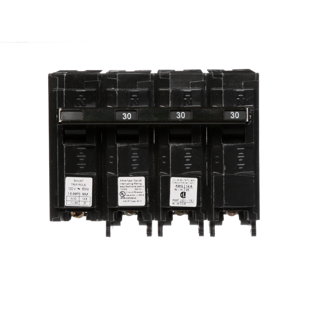 Q33000S01 - SIemens Plug-In 30 Amp 3 Pole Circuit Breaker - Essential Electric Supply