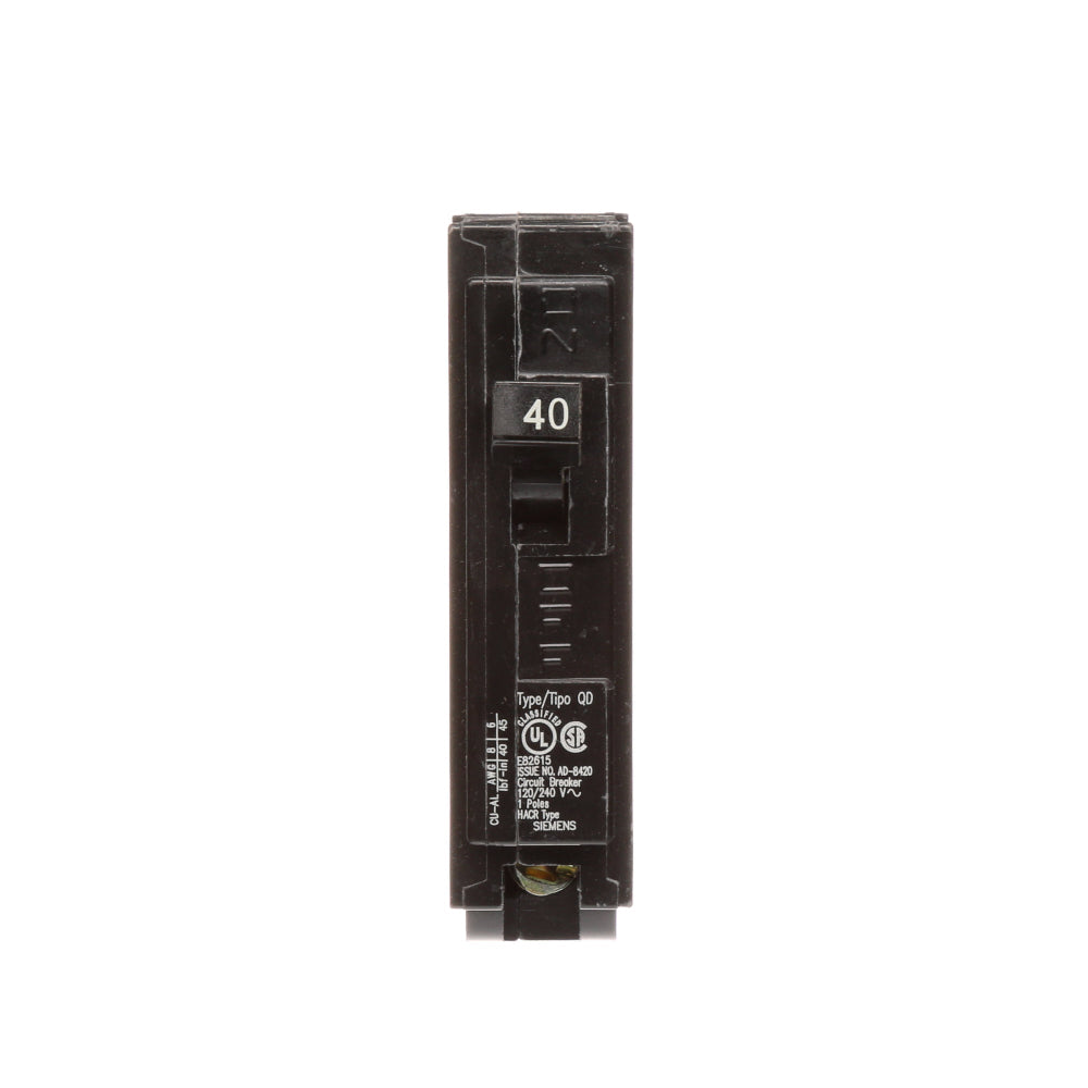 D140 Siemens Molded Case Circuit Breaker QD Series 40A 240V - Essential Electric Supply
