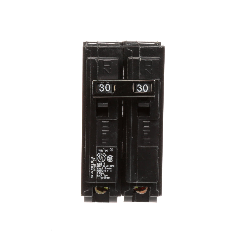 D230 - SIemens Plug-In 30 Amp 2 Pole Circuit Breaker - Essential Electric Supply