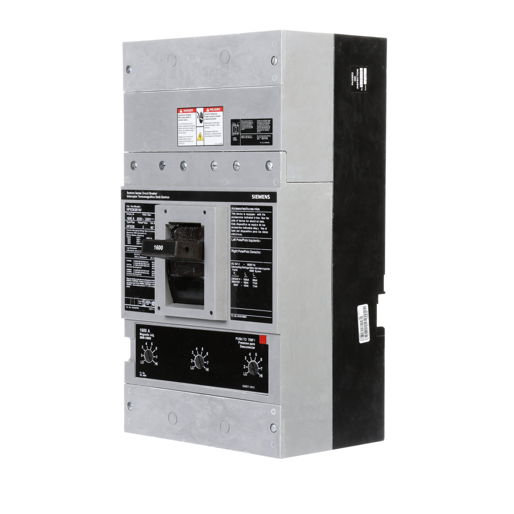 HPXD63B160 - SIemens Bolt-On 1600 Amp 3 Pole Circuit Breaker - Essential Electric Supply