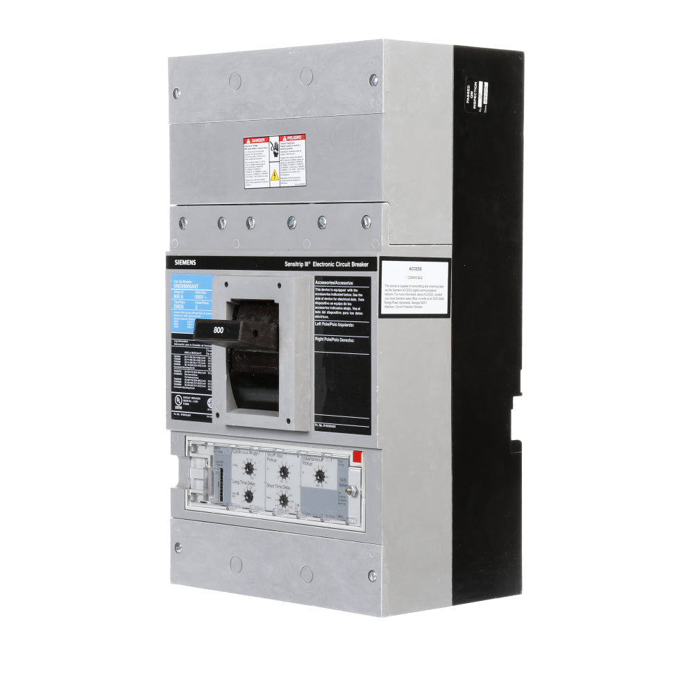 SMD69800ANT - SIemens Bolt-On 800 Amp 3 Pole Circuit Breaker - Essential Electric Supply