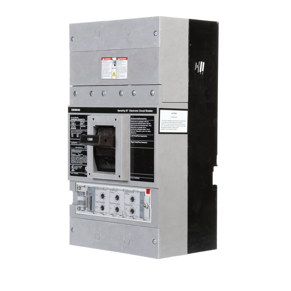 SHND69120ANGTH - SIemens Bolt-On 1200 Amp 3 Pole Circuit Breaker - Essential Electric Supply
