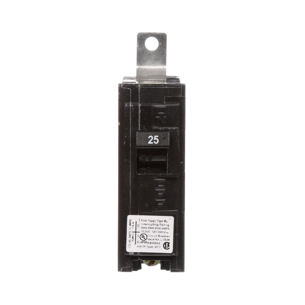 B125 - SIemens Bolt-On 25 Amp 1 Pole Circuit Breaker - Essential Electric Supply
