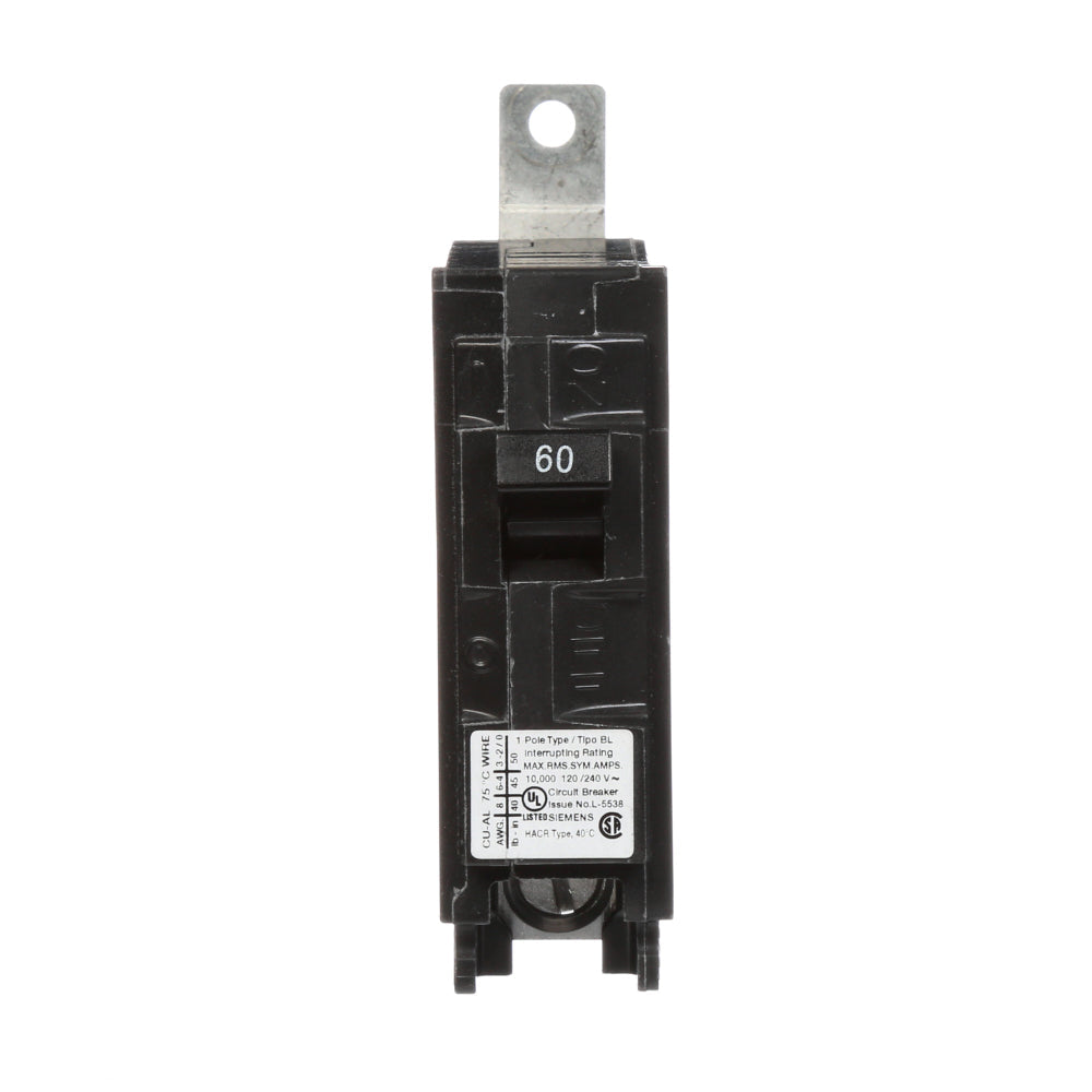 B160 - SIemens Bolt-On 60 Amp 1 Pole Circuit Breaker - Essential Electric Supply