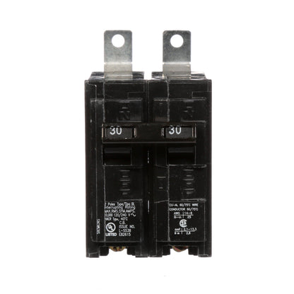 Siemens B230 Circuit Breaker | 120/240V 30A 2P 10kA@240V Bolt-on BL Series