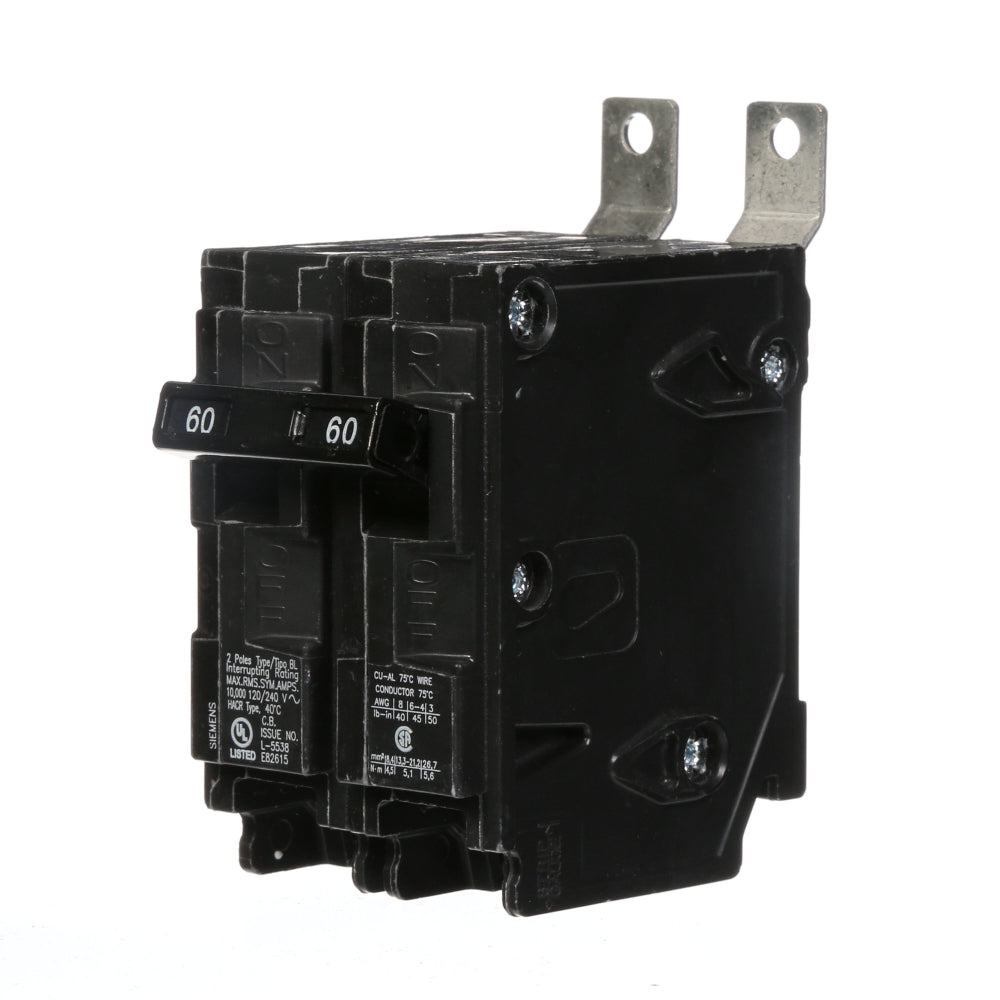 B260 - SIemens Bolt-On 60 Amp 2 Pole Circuit Breaker - Essential Electric Supply