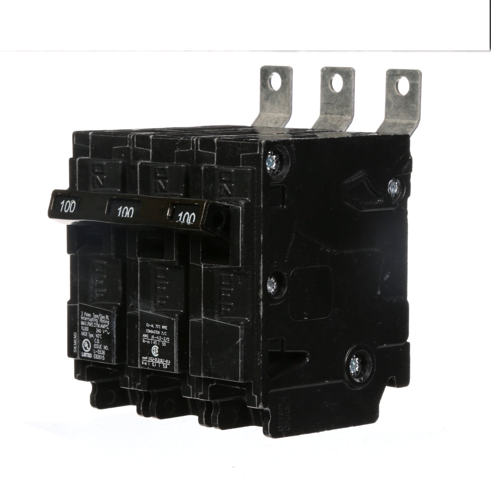 Siemens B3100 Molded Case Circuit Breaker | 240V 100A 3P 10kA@240V Bolt-on BL Series