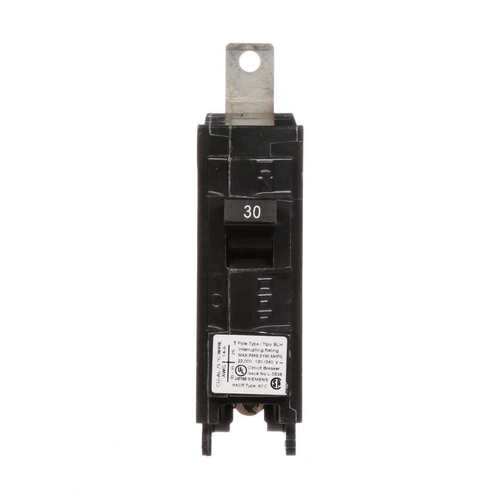 B130H - SIemens Bolt-On 30 Amp 1 Pole Circuit Breaker - Essential Electric Supply