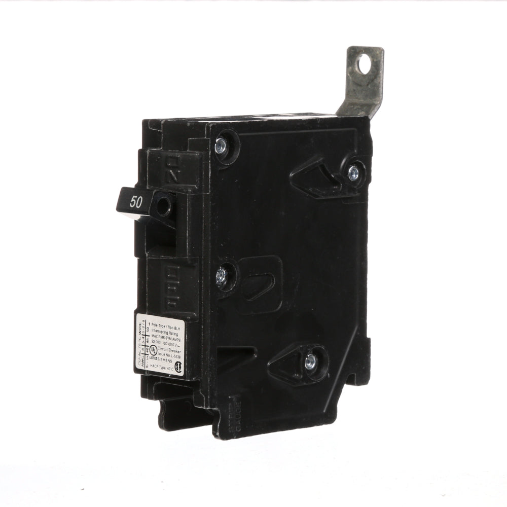 B150H - SIemens Bolt-On 50 Amp 1 Pole Circuit Breaker - Essential Electric Supply