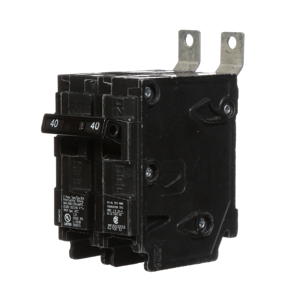 B240H - SIemens Bolt-On 40 Amp 2 Pole Circuit Breaker - Essential Electric Supply