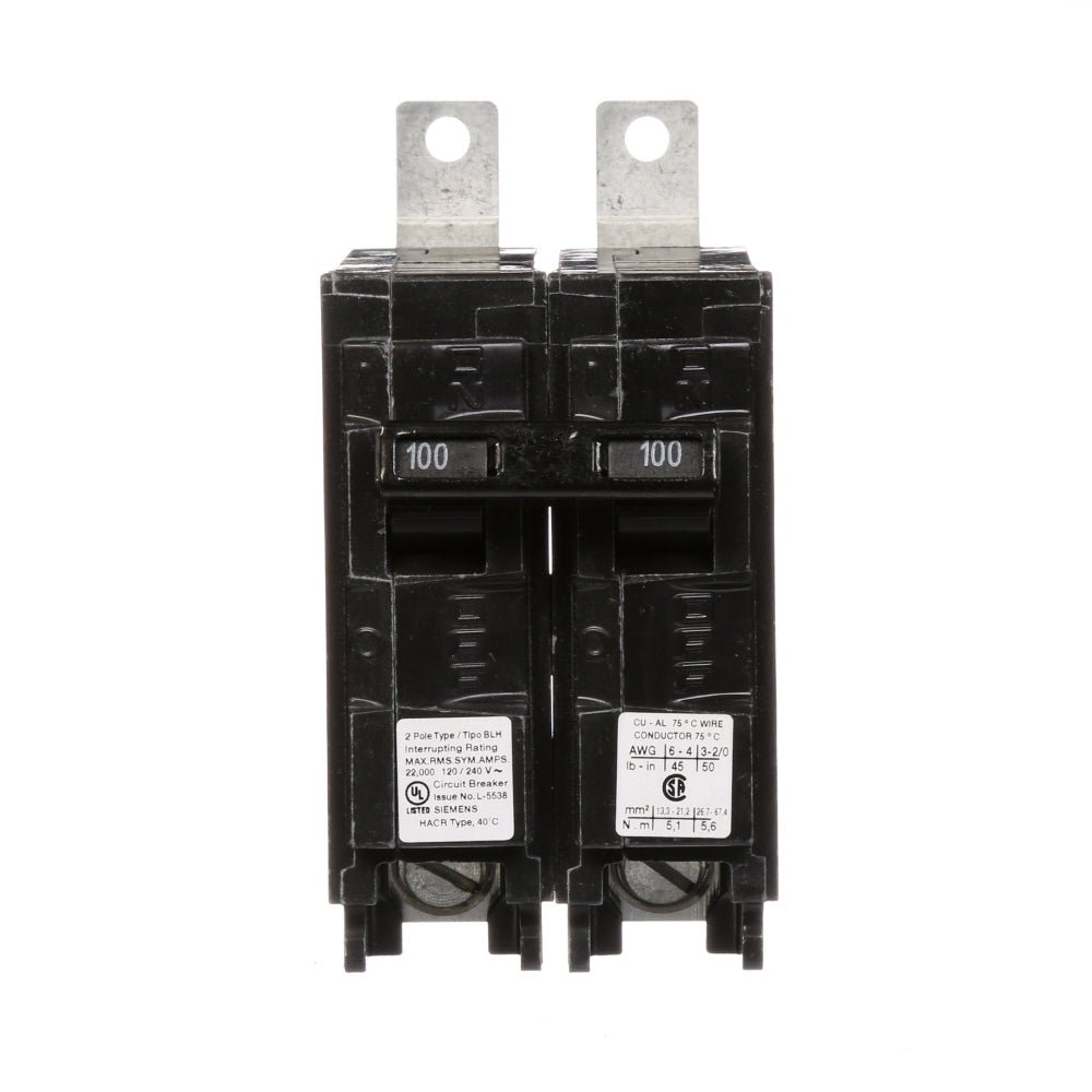 B2100H - SIemens Bolt-On 100 Amp 2 Pole Circuit Breaker - Essential Electric Supply