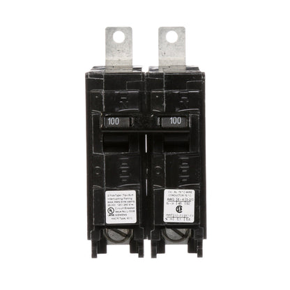 B2100H - SIemens Bolt-On 100 Amp 2 Pole Circuit Breaker - Essential Electric Supply