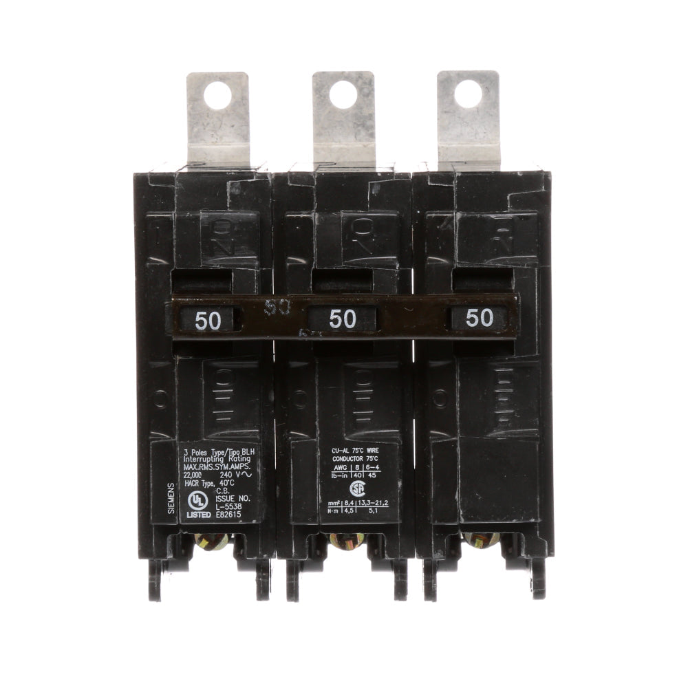 B350H - SIemens Bolt-On 50 Amp 3 Pole Circuit Breaker - Essential Electric Supply