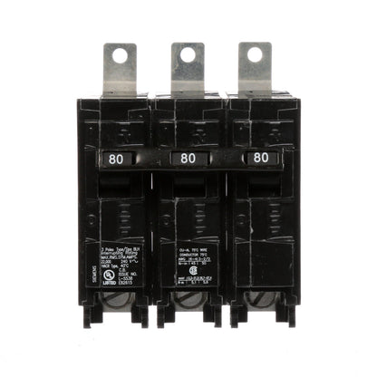 B380H - SIemens Bolt-On 80 Amp 3 Pole Circuit Breaker - Essential Electric Supply