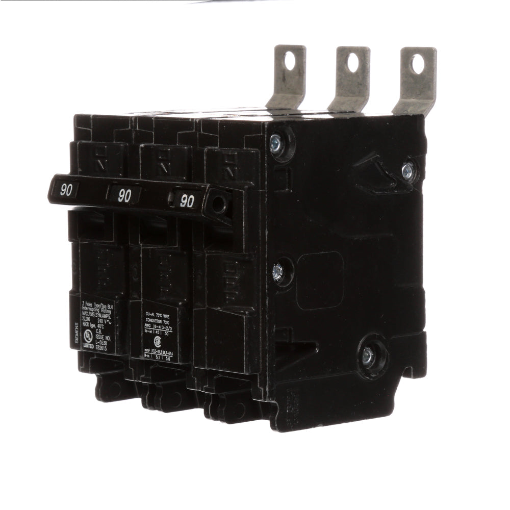 B390H - SIemens Bolt-On 90 Amp 3 Pole Circuit Breaker - Essential Electric Supply
