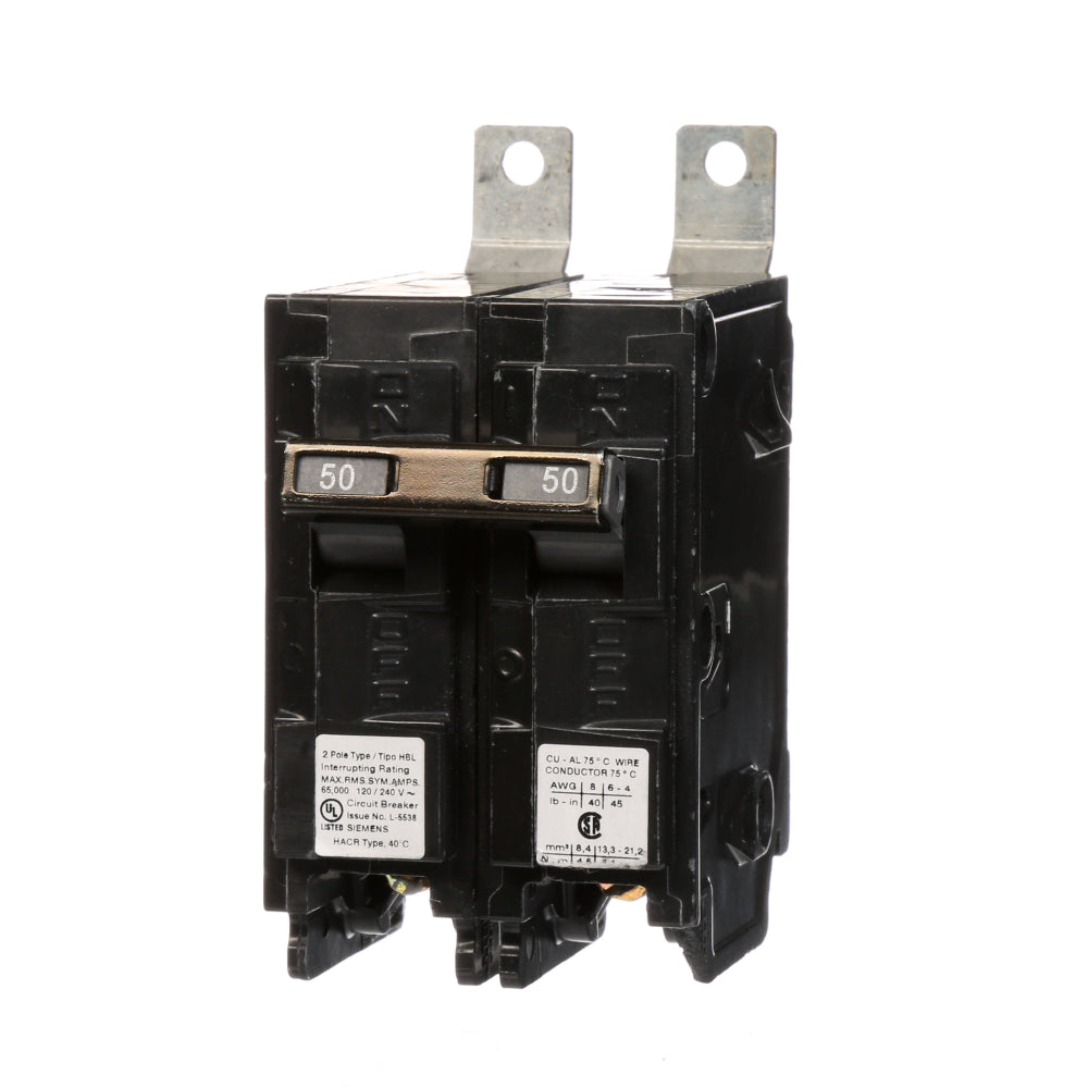 B250HH - SIemens Bolt-On 50 Amp 2 Pole Circuit Breaker - Essential Electric Supply