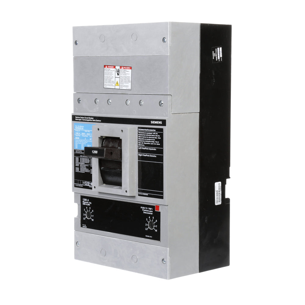 NXD62B120 - SIemens Bolt-On 1200 Amp 2 Pole Circuit Breaker - Essential Electric Supply