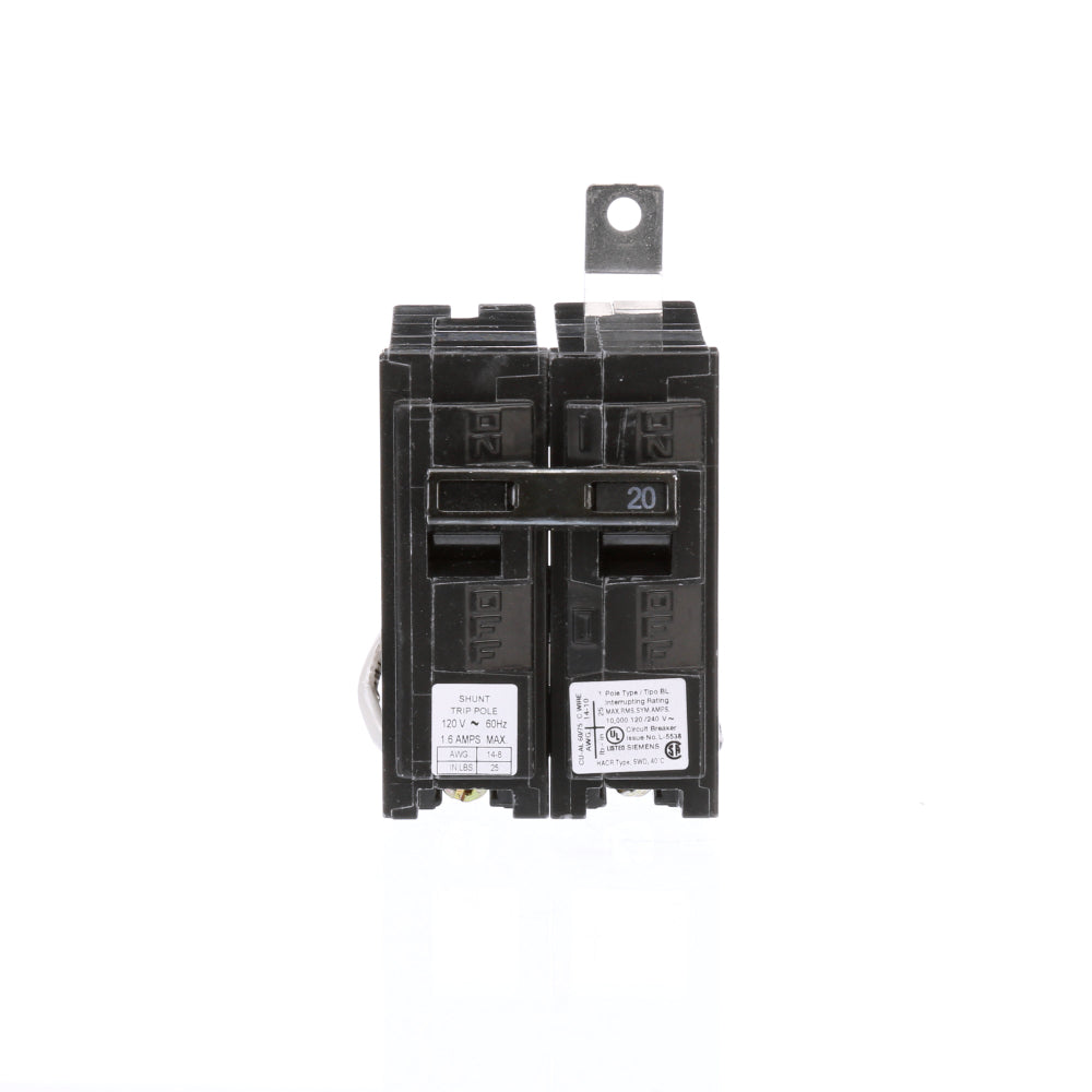Siemens B12000S01 Circuit Breaker | 120V 20A 1P 10kA@240V Bolt-on BL Series