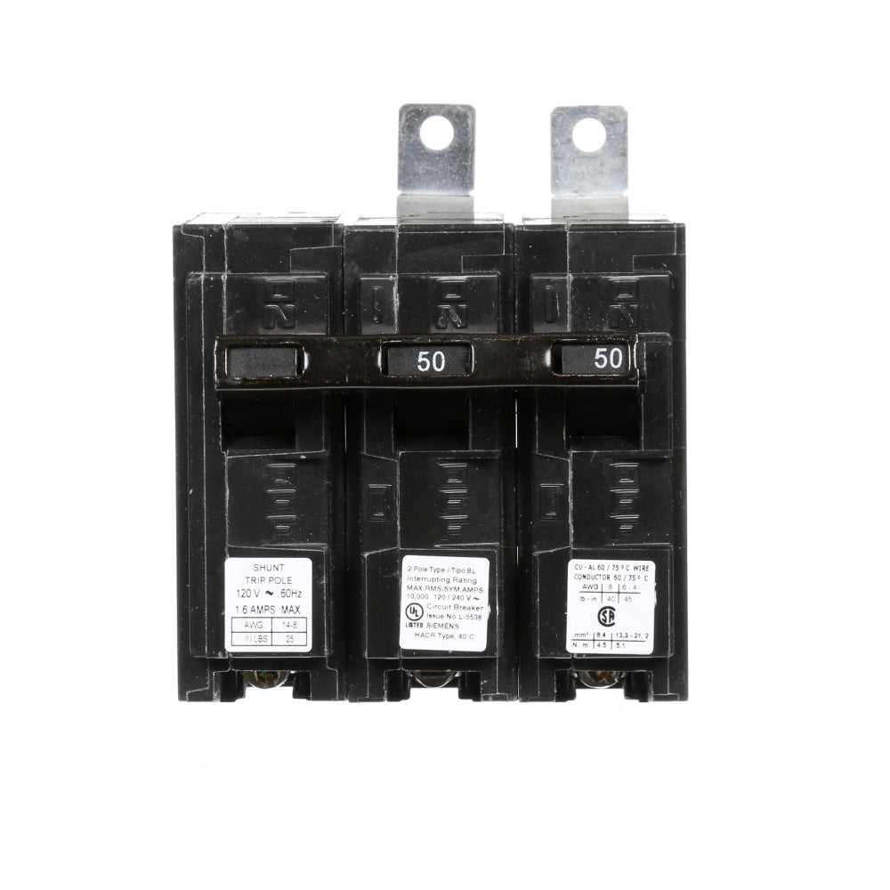 B25000S01 - SIemens Bolt-On 50 Amp 2 Pole Circuit Breaker - Essential Electric Supply