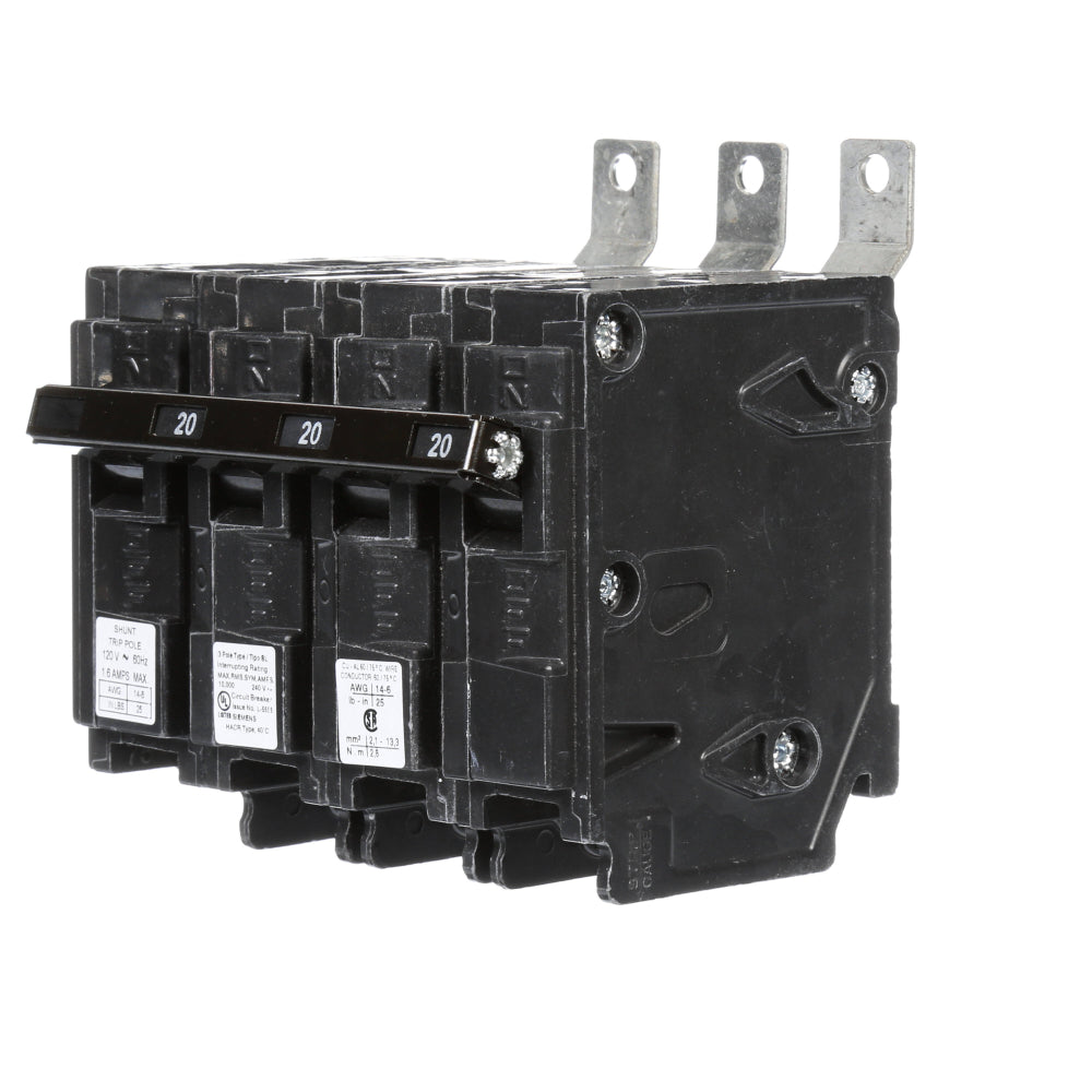 B32000S01 - SIemens Bolt-On 20 Amp 3 Pole Circuit Breaker - Essential Electric Supply