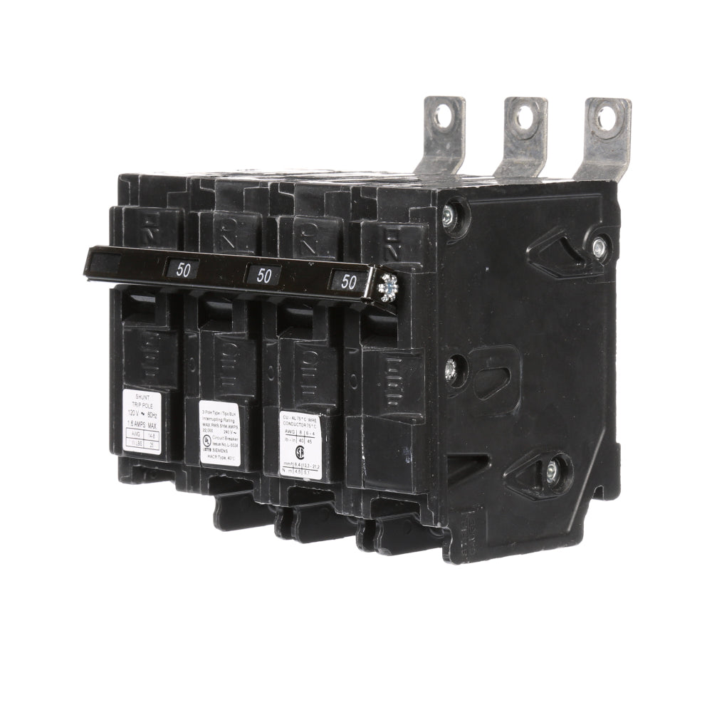 B350H00S01 Siemens Molded Case Circuit Breaker BL Series 50A 240V - Essential Electric Supply