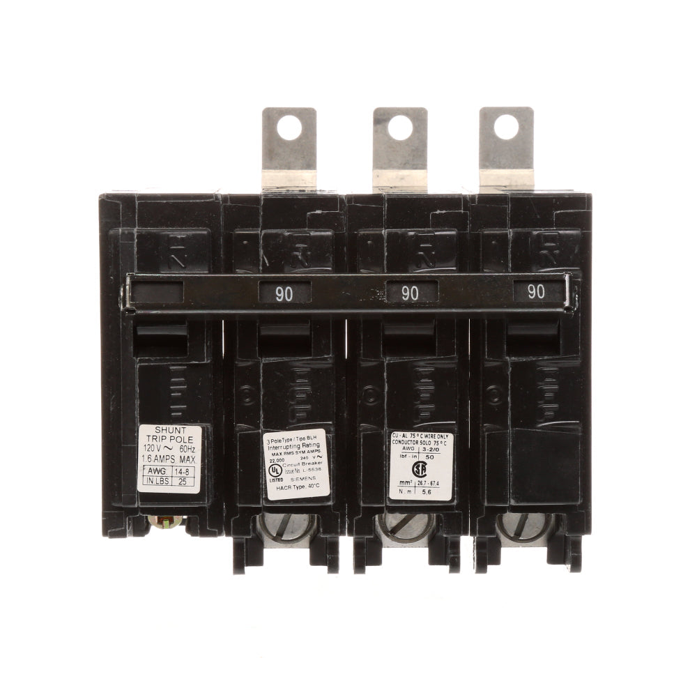 B390H00S01 Siemens Molded Case Circuit Breaker BL Series 90A 240V - Essential Electric Supply