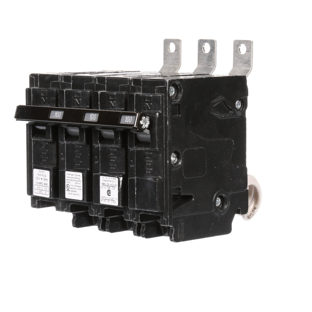 B3100HH00S01 - SIemens Bolt-On 100 Amp 3 Pole Circuit Breaker - Essential Electric Supply