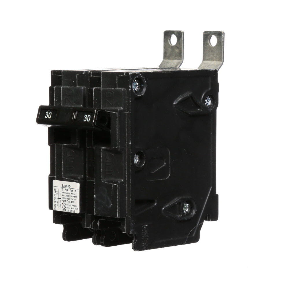 B230HID - SIemens Bolt-On 30 Amp 2 Pole Circuit Breaker - Essential Electric Supply
