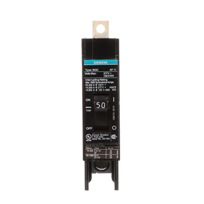 BQD150 - SIemens Bolt-On 50 Amp 1 Pole Circuit Breaker - Essential Electric Supply