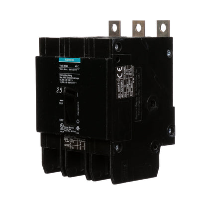 BQD325 - SIemens Bolt-On 25 Amp 3 Pole Circuit Breaker - Essential Electric Supply