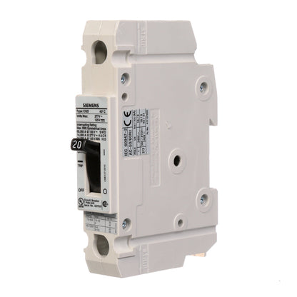 CQD120 - SIemens Feed-Thru 20 Amp 1 Pole Circuit Breaker - Essential Electric Supply