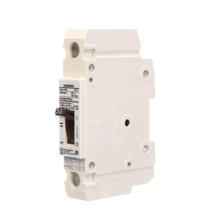 CQD150 - SIemens Feed-Thru 50 Amp 1 Pole Circuit Breaker - Essential Electric Supply