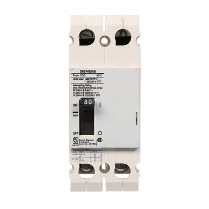 CQD280 - SIemens Feed-Thru 80 Amp 2 Pole Circuit Breaker - Essential Electric Supply