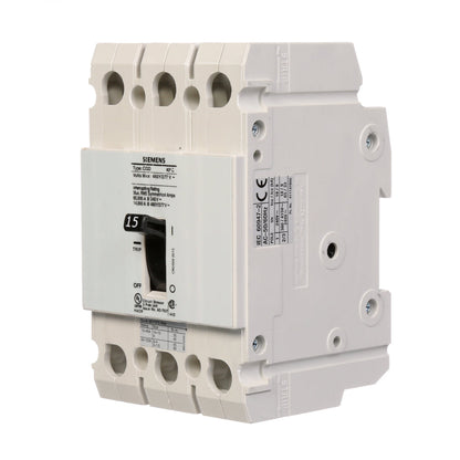 CQD315 - SIemens Feed-Thru 15 Amp 3 Pole Circuit Breaker - Essential Electric Supply