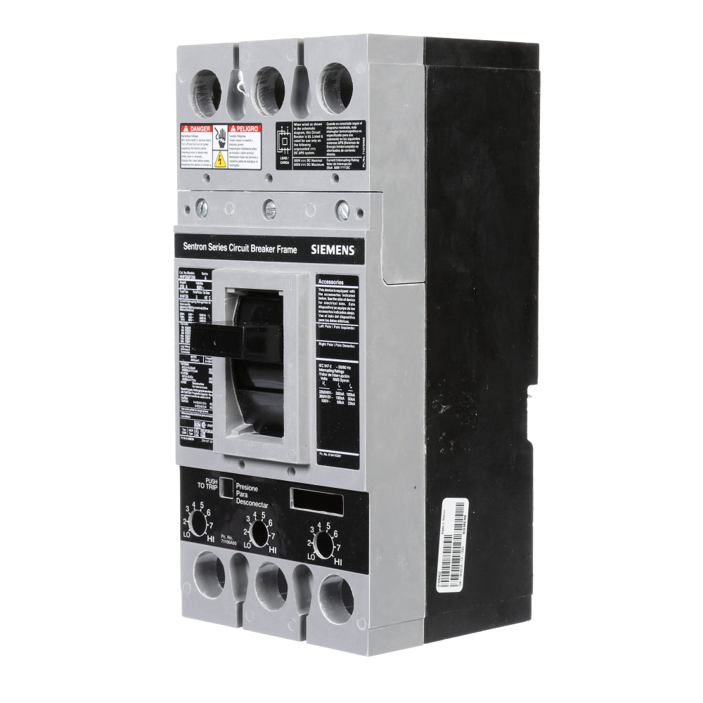 HHFD63F250 - SIemens Bolt-On 250 Amp 3 Pole Circuit Breaker - Essential Electric Supply